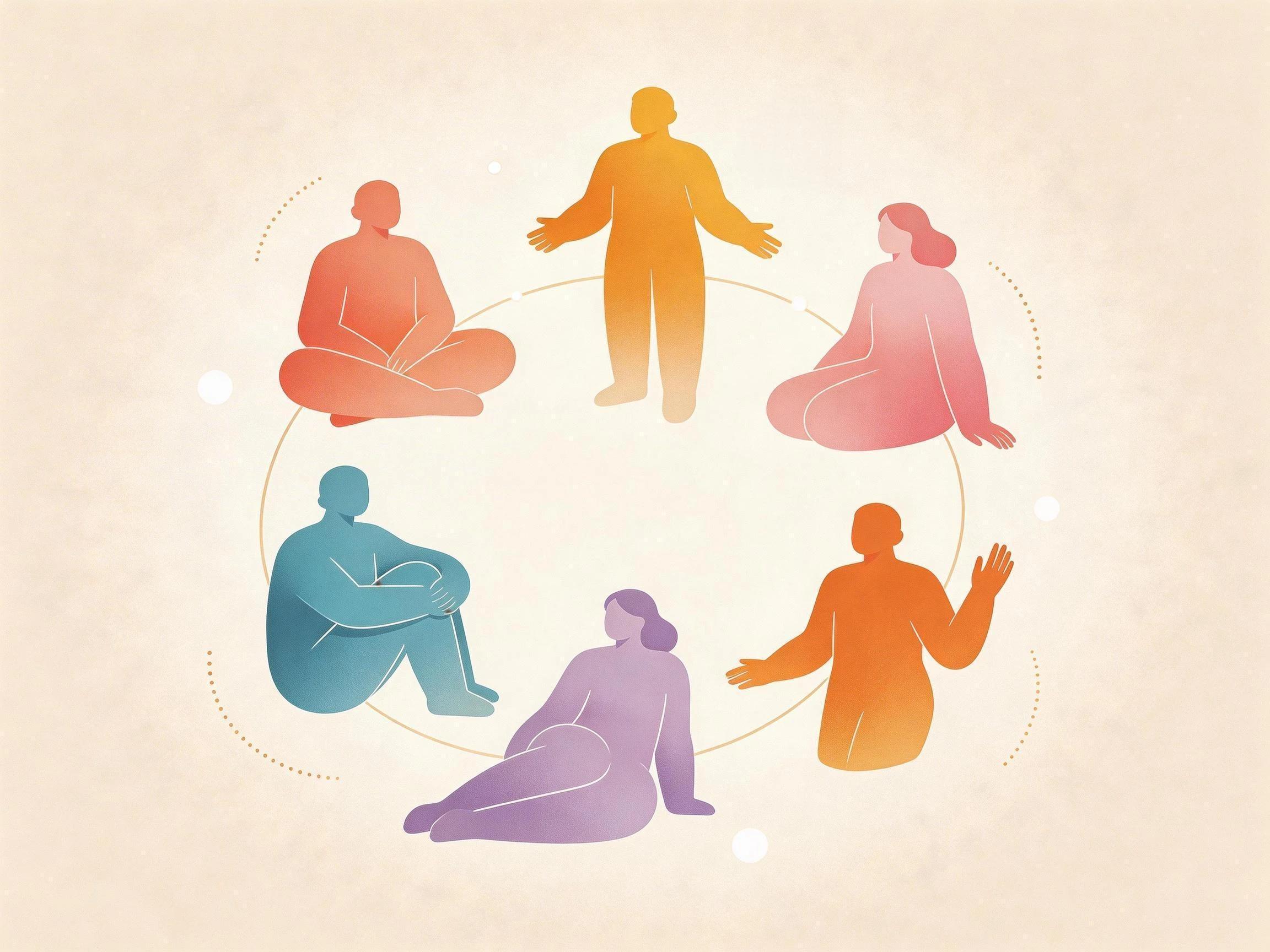 Illustration of diverse people exploring personality types